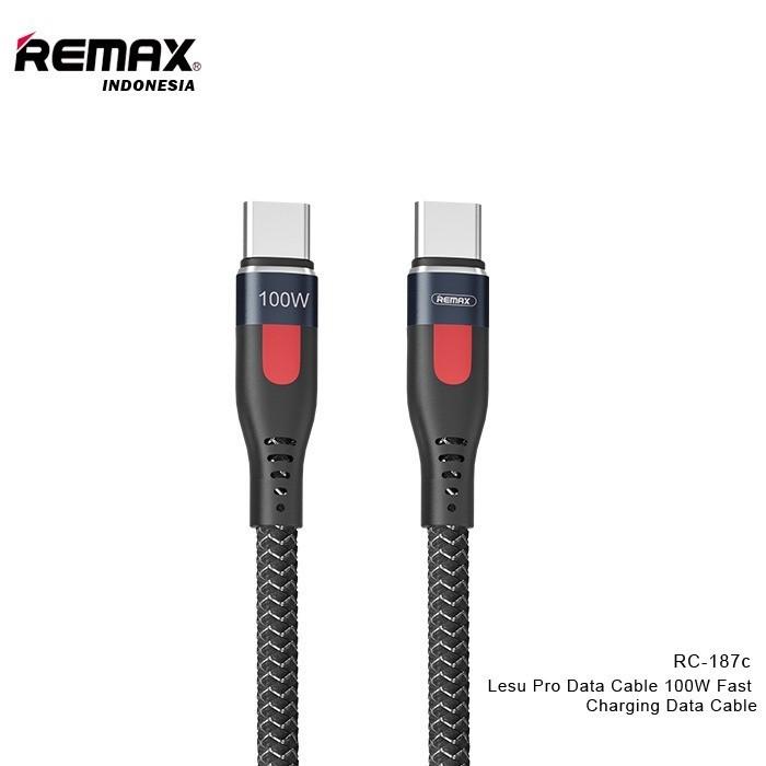 Remax Lesu Pro 100W Aluminium Alloy Fast Charging Data Cable RC-187C Kabel