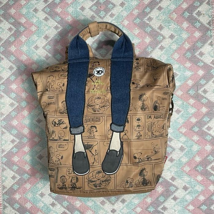 Backpack / Tas Punggung bisa juga sling bag MIZ ZAPATOS X PEANUTS 70th Anniversary original