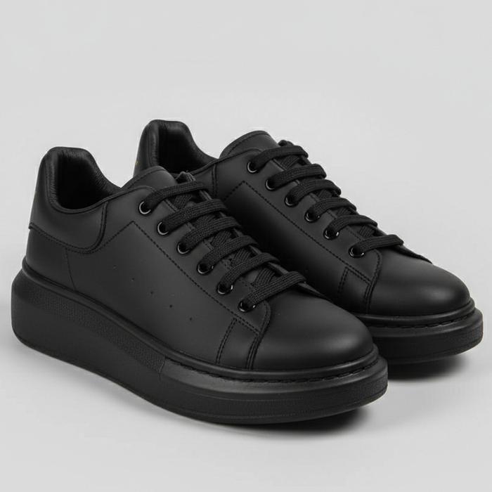 PAULMAY - Sepatu Sneakers Pria Wanita Orlando Black Casual Shoes