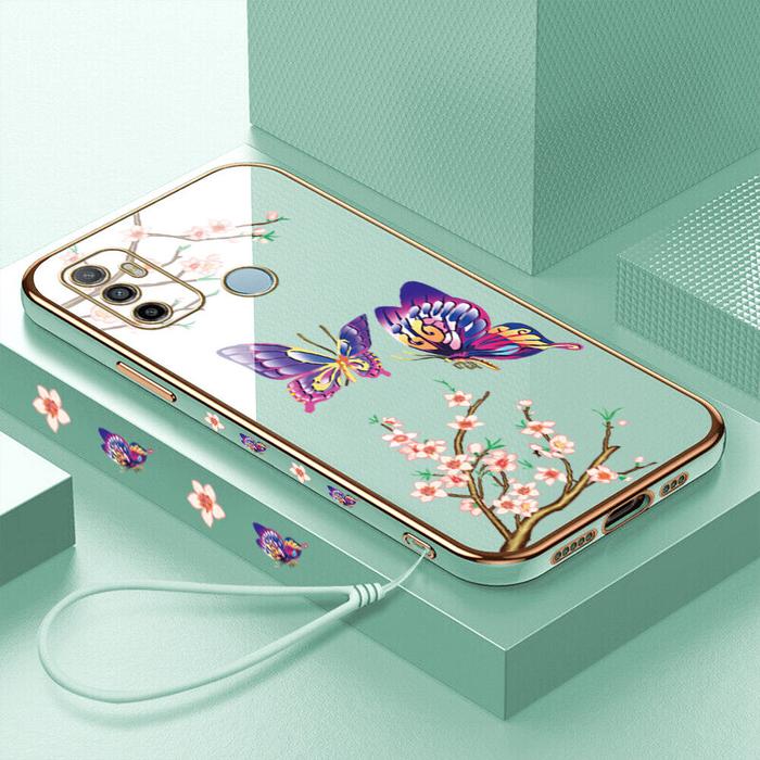 Hontinga Casing Ponsel untuk OPPO A53, 2020 A33 2020, Warna-warni
