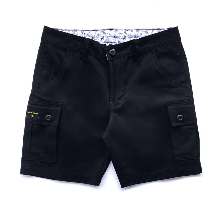 ELECTRA DIAMOND SP RIPER – Celana Pendek Cargo Chino Short Pants Casual Pria Wanita Warna Abu Hitam