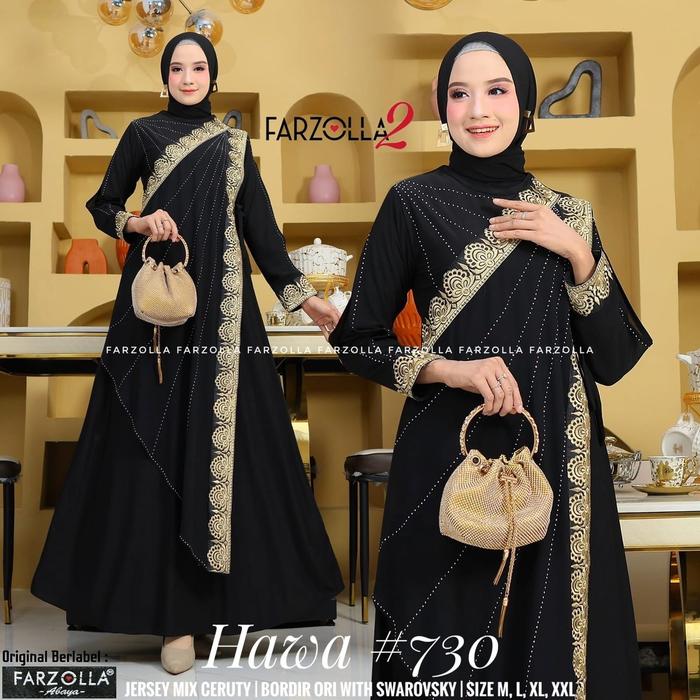 Abaya Hitam Turkey Arab Qatar #OriginalByFarzolla