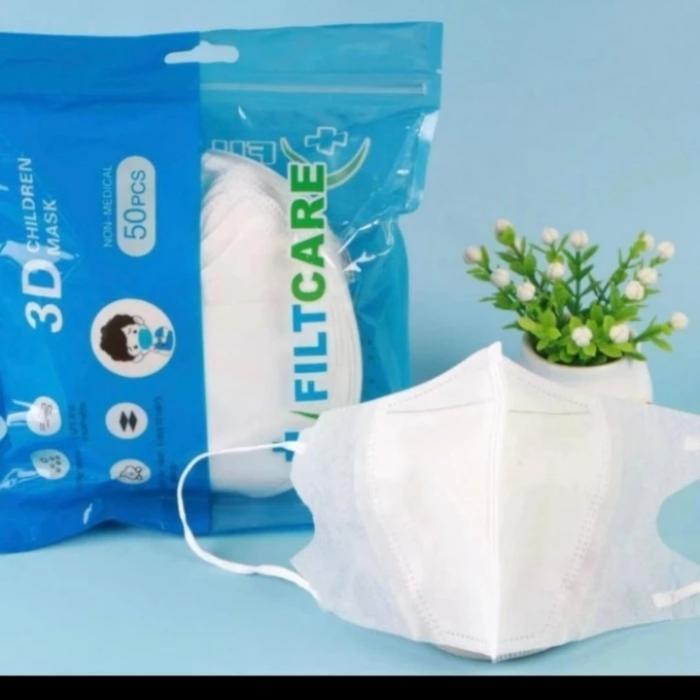 NewStock Masker duckbill anak FILTCARE ISI 50