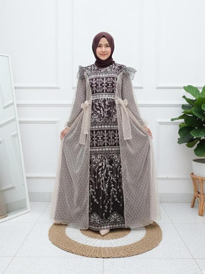 GAMIS Brokat DEWASA Gamis Brokat couple