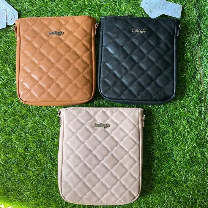 Tas bellagio simple ready black pink brown