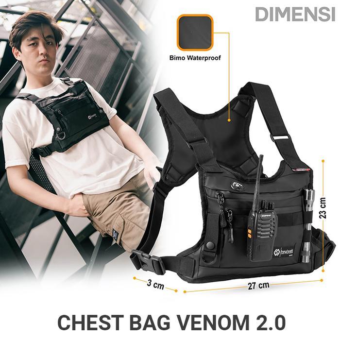 New arrival Tas Rompi Dada Chest Bag Tactical Rig Bag Bodypack Outdoor Pria Cowok