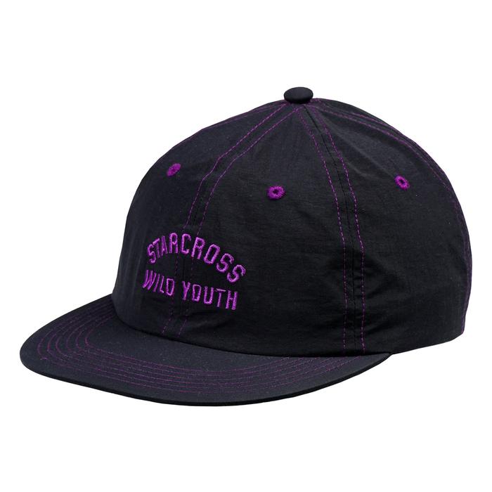 STARCROSS 6 Panel -  HT SP 123 - Black Topi