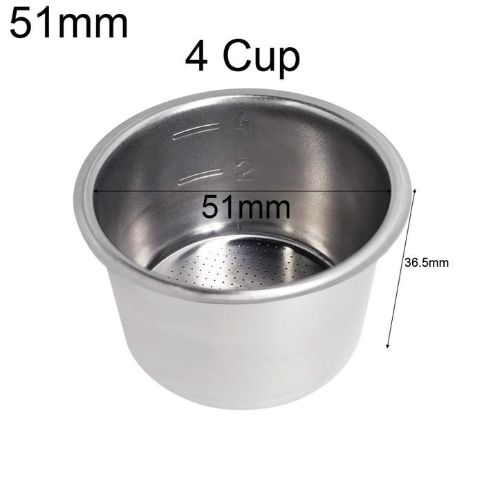 Filter Basket Portafilter Single Wall 51mm - Y51