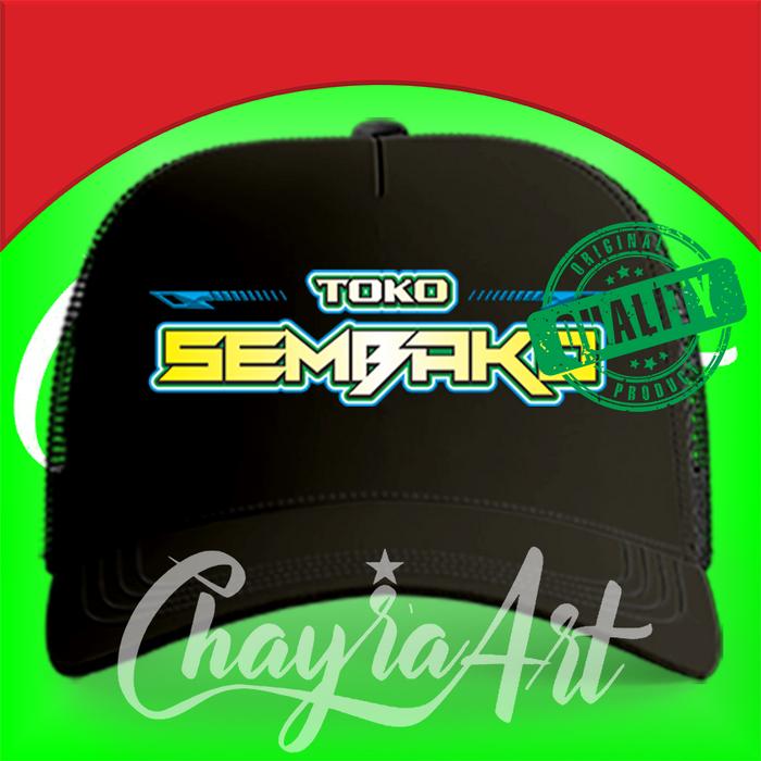 ChayraArt TOPI TOKO SEMBAKO TERBARU TRUCKER JARING PREMIUM