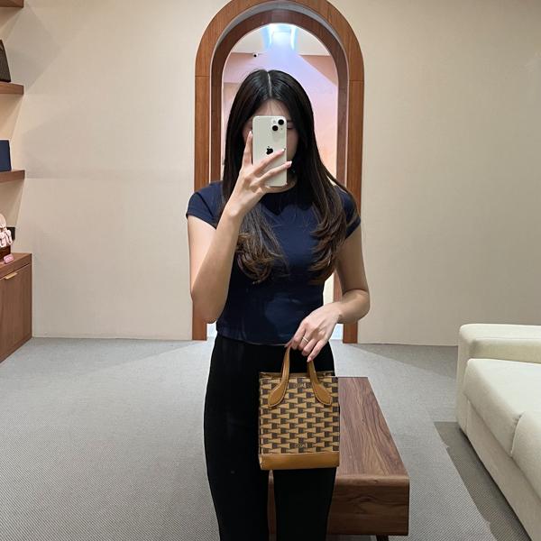 Tas BALLY KEEP ON MONOGRAM BROWN MINI TOTE BAG WITH LS 100% ORIGINAL