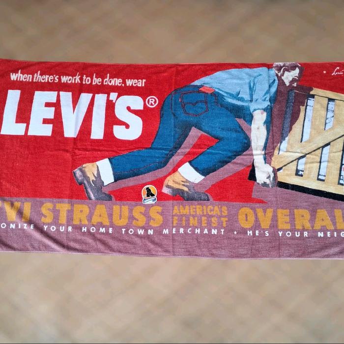 Levis vintage clothing towel / lvc / 90s / 80s / Levis big e Levis button 6 / Levis button 8 Levis b