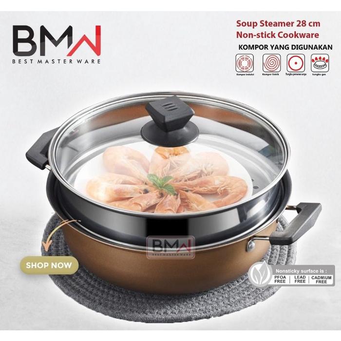 Panci BMW Steamer Stainless Warna Premium High Quality