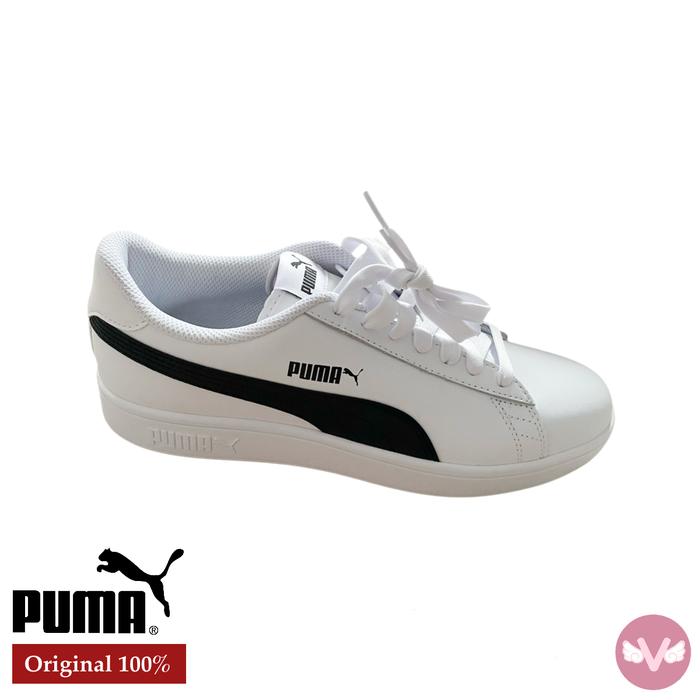PUMA Shoes Smash Sepatu Pria Putih Smash PUMA Original 100%