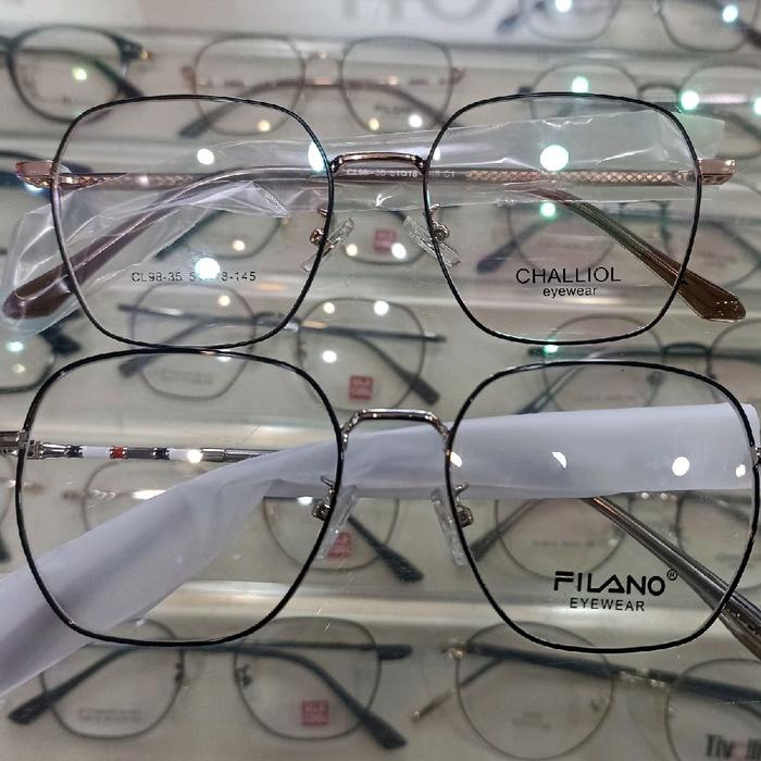 Optik Garuda Frame premium Kacamata Kekinian Model CHALLIOL & FILANO Eyewear Terbaru
