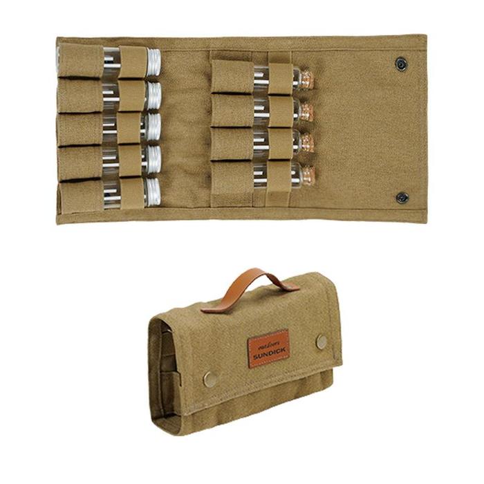 Seasoning Storage Bag Portable Canvas Seasoning Storage Bag