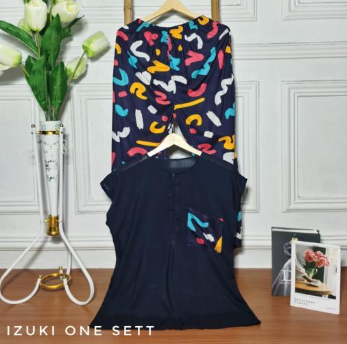 Izuki One Set Pakaian Setelan Wanita