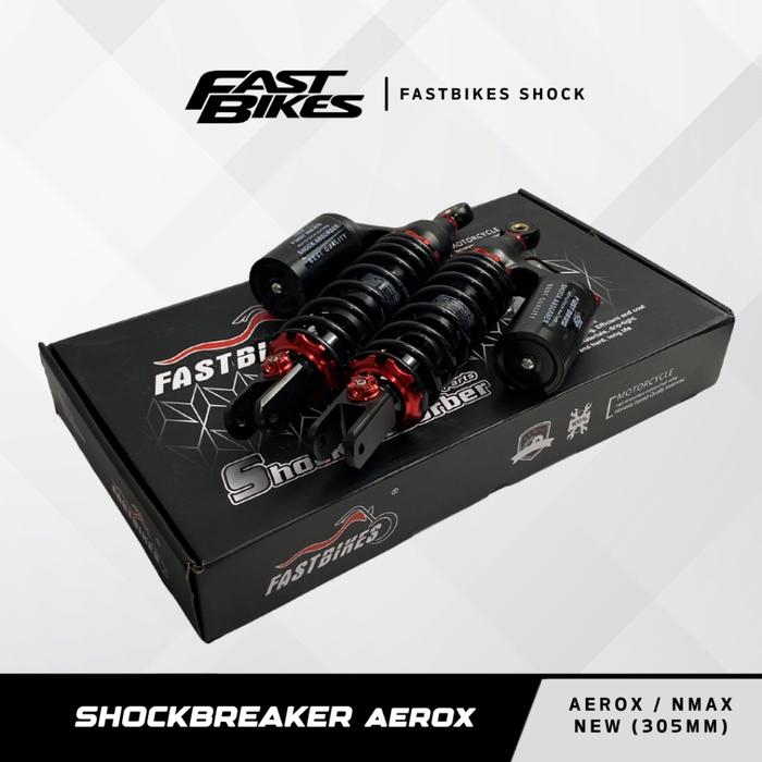 Shockbreaker FASTBIKES Motor Aerox NMAX New Ukuran 305MM Shock Aerox Tabung Variasi Klik Variasi 92