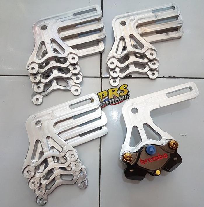 BRAKET KALIPER 2P 2PISTON BELAKANG SATRIAF SATRIA2T SONIC BERKUALITAS