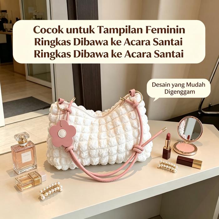 Tas Pangsit Bubble Ketiak Viral Instagram 2026, Desain Eksklusif Jarang Ditemukan di Toko Lain, Jahi