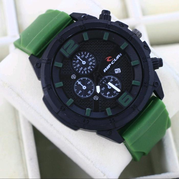 Jam Tangan Pria Rip Curl, Jam Tangan Pria Anak Remaja Analog Starp Karet Free Box Dan Battre cadanga