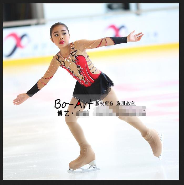 Figure Skating Dress Girls Ice Skating Dresses Child Custom Ice Figure Skating Dresses Competition