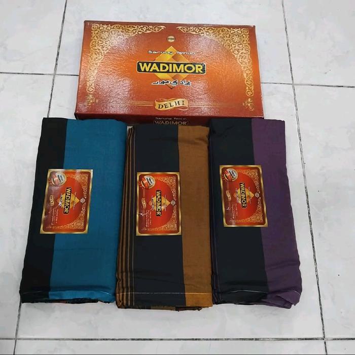 sarung wadimor delhi,sarung motif garis dan kotak