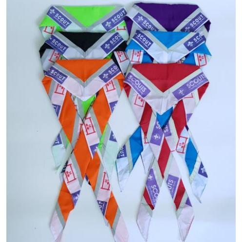WOSM BORDIR SCARF PRAMUKA LIST SCOUT WOSM BORDIR Terlaris Termurah