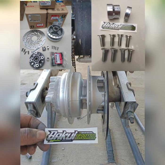 TROMOL BELAKANG ORIGINAL SUPRA 125 PNP CRF