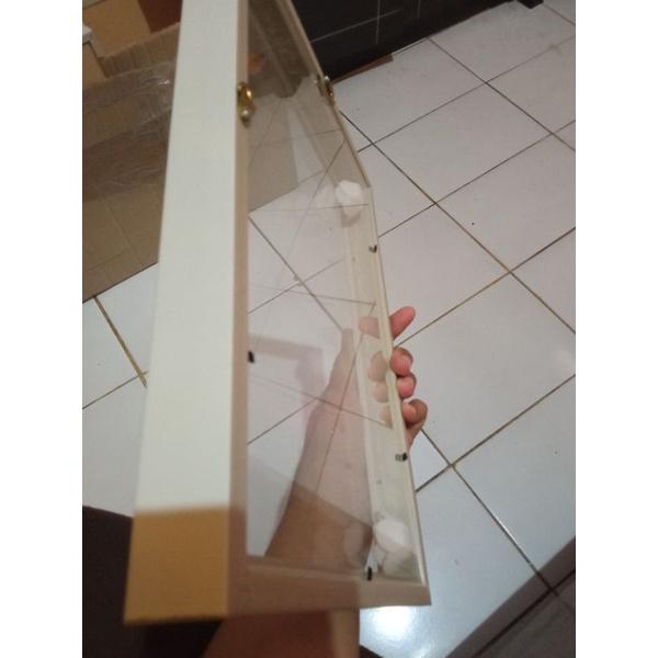 TERLARIS Bingkai Box 3D DOUBLE AKRILIK A4(21x30cm) Anti Pecah + Lampu | Frame READY