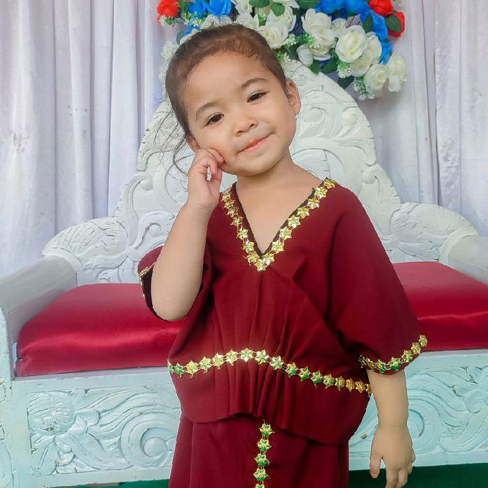 lambung Sasak viral setelan anak baju adat Sasak Lombok
