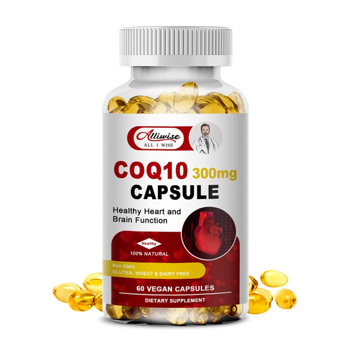 Alliwise 300mg אורגני גבוהה במיוחד ספיגת COQ10 מקדם לב וכלי דם & לב