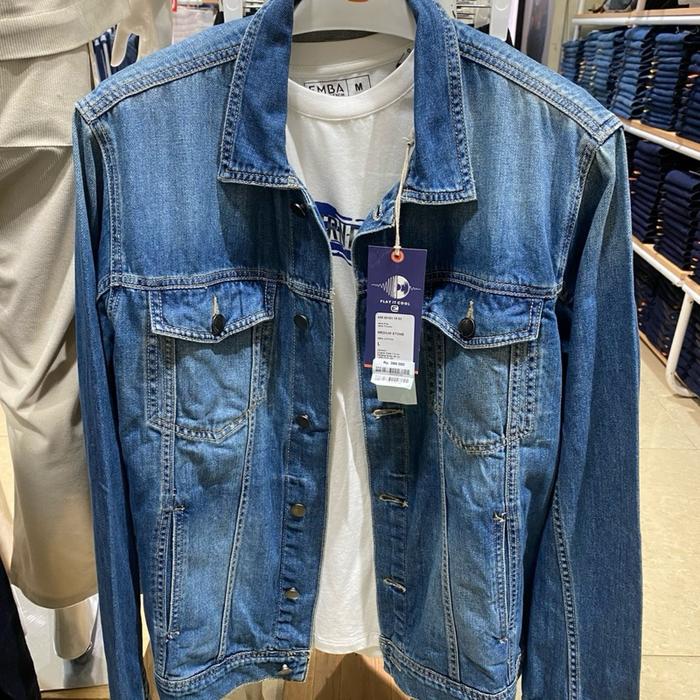 EMBA JEANS JAKET PANJANG PRIA LOOSE FIT BAHAN TEBAL 100% ORIGINAL MATAHARI