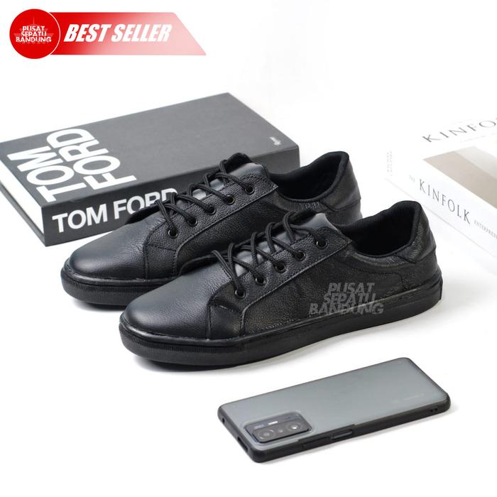 PUSAT SEPATU BANDUNG ATARIS - Sepatu Pria Slip On Kulit Asli Formal Pantofel Kerja Kantor Hitam Pria
