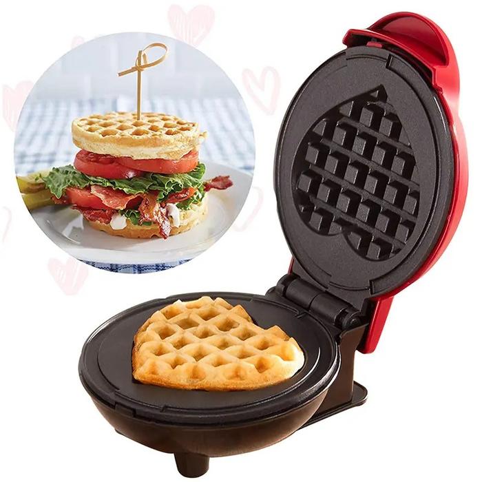 Ready Mini Maker Waffle Elektric - Pembuat Waffle Bentuk Love Murah
