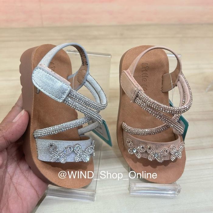 PROMO Sandals & Flip Flops anak perempuan upper kupu size 22-26 by LITTLE M