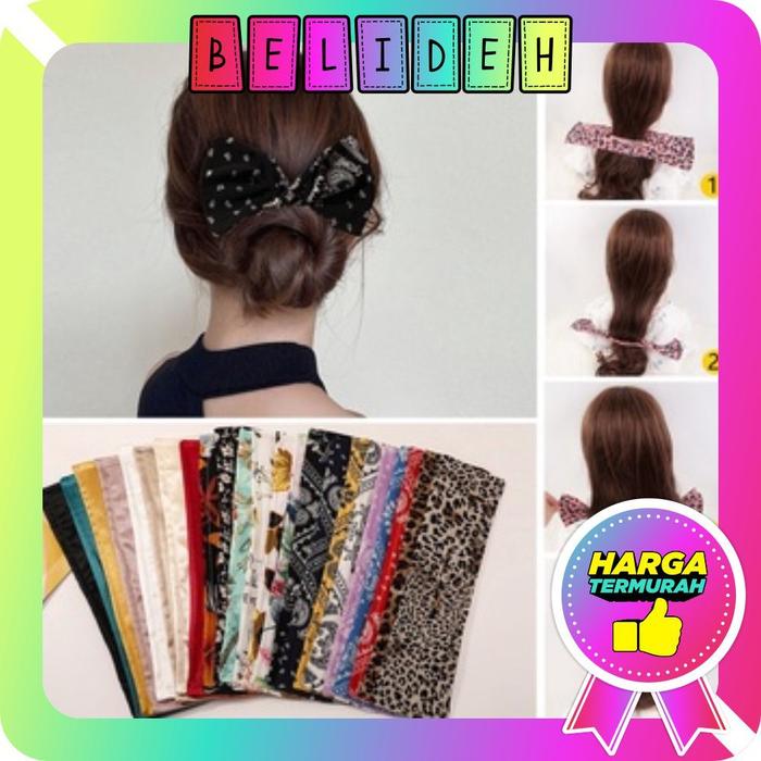☛BELIDEH☚ Magic Hair Bun Varian Motif / Donat Sanggul Cepol - Gulungan Rambut Hairdini A066