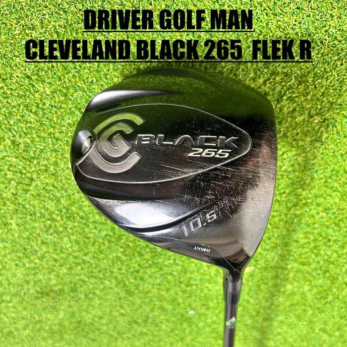 PREMIUM Stick Golf Driver Golf Cleveland Black 265 Loft 10.5 Flek Reguler Second Original