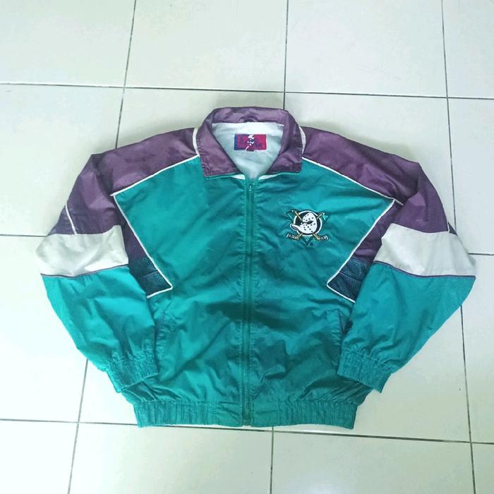 vintage NHL mighty duck x pro player by Daniel young jacket
