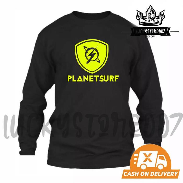 Kaos Lengan Panjang Pria Wanita Keren/PlanetSurf/Premium High Quality