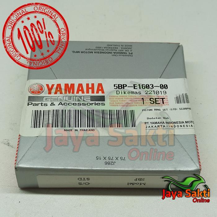 RING PISTON UKURAN STANDAR SCORPIO,SCORPIO Z YAMAHA T1