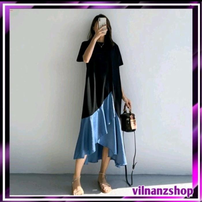 81222 emiko drop waist dress import threeM