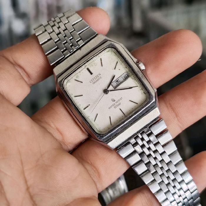 jam tangan Citizen Quartz 3800 Tank Vintage original JDM Japan second
