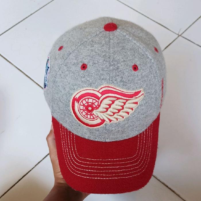 topi reebok nhl redwings wool
