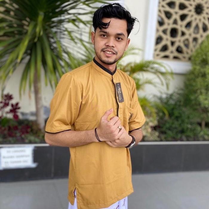 Baju koko bordir khas aceh lengan pendek original 100%