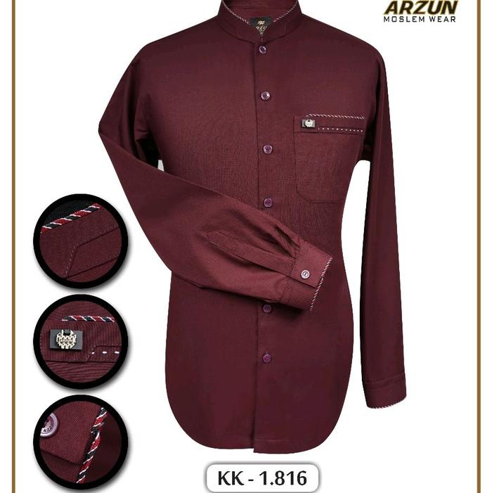 KEMKO ARZUN PREMIUM LENGAN PANJANG MOTIF TERBARU | KEMKO PRIA MODERN MOSLEM WEAR KOKO LEMBUT MUSLIM 