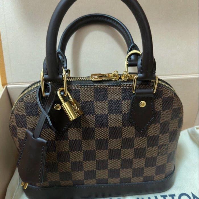 Authentic LV Alma BB Damier Ghw Preloved