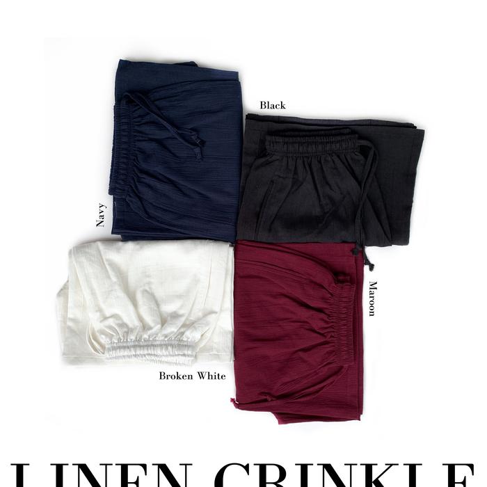 Kulot Highwaist Linen Crinkle