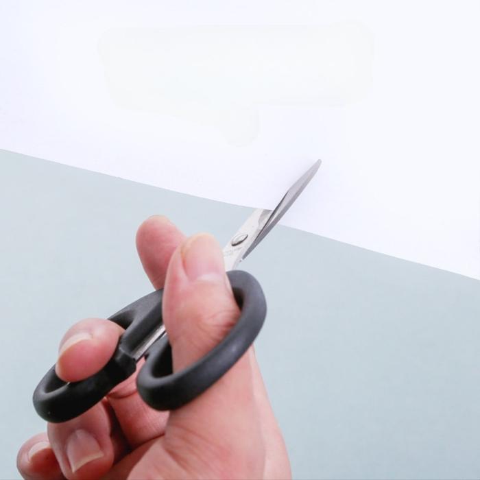 (27AN.ID) Gunting Kertas Hitam Stainless Steel H1055 Super Tajam Gunting Rambut Ukuran Besar Sedang 