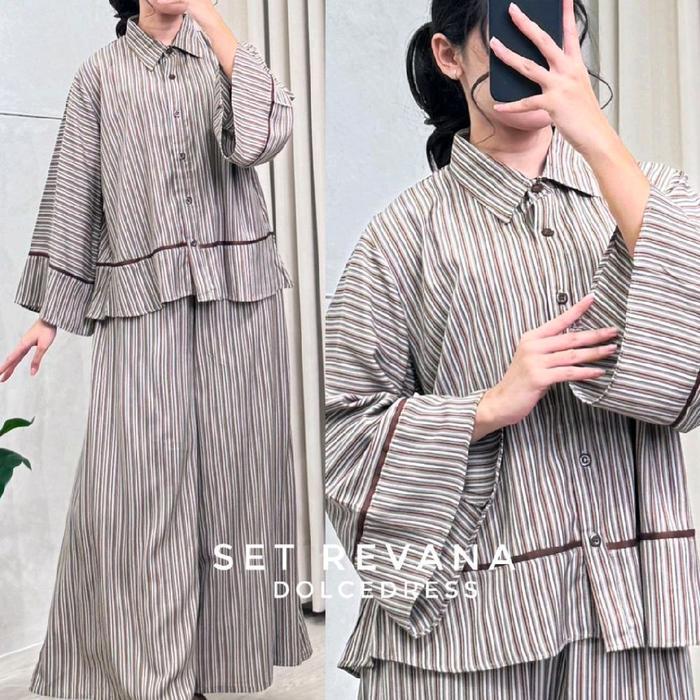 set setelan premium revana dorce cantik Wanita