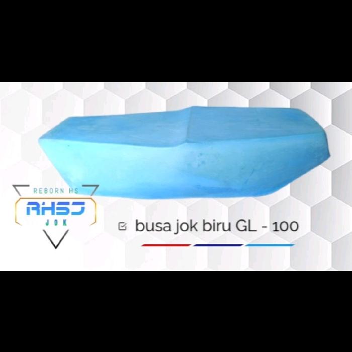 busa cetak biru GL-100 busa jok motor anti gembos